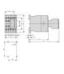 Contact auxiliar frontal pt. contactor LT măr. 0-1, 1ND+1NÎ