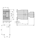 Contact auxiliar frontal pt. contactor LT măr. 0-1, 2ND+2NÎ