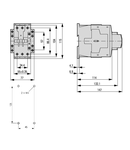 Contactor ALEA II 30kW/400V, bobina la 230Vca