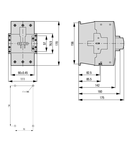 Contactor ALEA II 37kW/400V, bobina la 110Vca