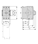 Contactor ALEA II 37kW/400V, bobina la 230Vca