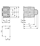 Contactor ALEA II 4 poli, 80A/AC-1, bobina la 230Vca