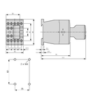 Contactor ALEA II 4kW/400V, 1 ND, bobina la 110Vca