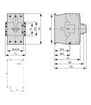 Contactor ALEA II 75kW/400V, bobina la 230Vca