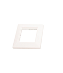 Cover Plate Single for Data Outlets 80x80mm white RAL 9010