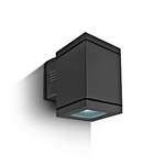 Cube 2-WL, 75W, E27, PAR30, 100-240V, IP54,antracit