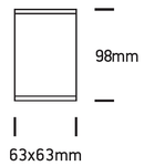 Cube-CL1, GU10 QPAR 16, 35W, IP54, clar, gri