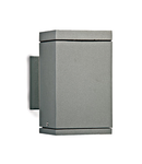 Cube-WL2, E27 PAR30, 2x75W, IP54, gri