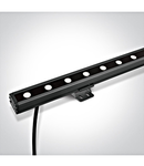 Cursi LED 12x1WW 850lm 4000K 60°x20° IP66 gri