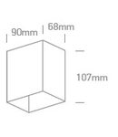 Dako I, Down LED 3W, 3000K, 200lm, IP54 , alb