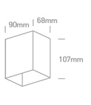 Dako I, Down LED 3W, 3000K, 200lm, IP54 ,antracit