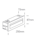 Dave LED 8, 5W, 3000K, 160lm, IP65, alb