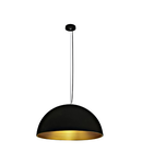 Dela 3, Pendant luminaire, 25W, E27, 100-240V, IP20, negru