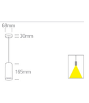 Deneb 10W GU10 MR16, 100-240V, IP20, alb