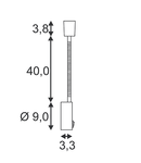 DIO FLEX PLATE lampă de perete, crom, GU10, max. 50W