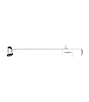 Display luminaire Clamping device 35W GU10 white IP20