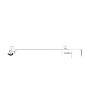 Display luminaire Clamping device 35W GU10 white IP20