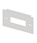 Divided front plate 2G3, 1 piece, sheet steel, 7MW