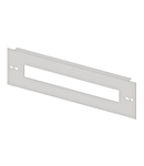 Divided front plate 4G3, 1 piece, sheet steel, 19MW