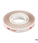 Double side adhesive tape 9mm, transparent, 3m