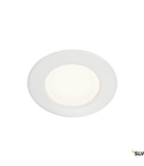 Downlight, DL 126 LED, round, white, 3W LED, warm white, 12V