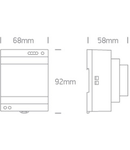 Driver LED pt sina DIN 100 - 240V 90W 24V DC