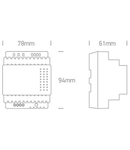 Driver LED pt sina DIN 230V 15W@12V AC & 30W@24V AC