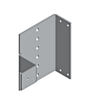 Duct angle for 60mm wiring ducts for device components