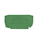 Element terminal pentru cleme tip YBK 2,5, verde