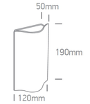 Emi-L LED 2x6W wall lamp 2x400lm 3000K 230V IP54 alb