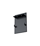 End cap black anodised for Linear Profile Small