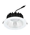 ERZENI LED-RECESSED LUMINAIRE Ø228 WHITE/ALU