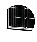 EXE Solar HalfCUT 370W mono IEC 9Busbars 5400 Pascal, PAL