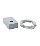 Feed-in 5 polig aluminium anodised IP20