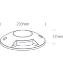 Ferrol S 6W 300lm 3000K Ra80 230V IP67 gri