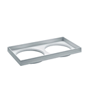 Ferronego Installation frame "111" square / 2-fach silver