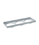 Ferronego Installation frame "111" square / 3-fach silver