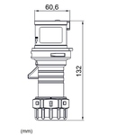 Fişă CEE, 5 poli 16A 400V IP44