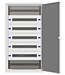 Flat Enclosure Flush mounted 2U-21K, H=1055 W=590 D=100mm