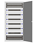 Flat Enclosure Flush mounted 2U-24K, H=1195 W=590 D=100mm