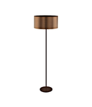 Floor luminaire "Saganto" E27 60W brown/brown-copper