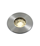 Floory LED, 3W,240lm,3000K,24V DC, IP67, 36°,inox