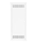 Flush-mounted media enclosure 5-rows - partition wall