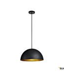 FORCHINI M, PD-2, 40cm, circular, negru/auriu, E27, max. 40W