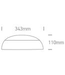 FORMO LED CL cu emerg 3h 28W, 3000K, wh