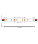 FS 35, CLW, Ra=90+, 8W/m, 530lm/m, 24VDC, IP44, l=5m