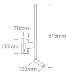 Gadros LED 3+6W 530lm 3000K Ra80 220-240V IP20 white