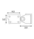 GALEN LED profil, 100cm, 18 LED, alb