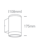 Garux 20W, 100-240V, E27, PAR30, IP65, alb