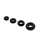 Gummi cable gland black mounting hole 10mm inside 8mm